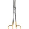 Mayo Scissors - Tungsten Carbide/Curved/Blunt-Blunt17cm
