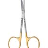 Fine Scissors - Tungsten Carbide/ToughCut®/Curved/Sharp-Sharp/9cm
