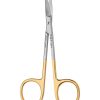 Fine Scissors - Tungsten Carbide/Curved/Sharp-Sharp/11.5cm