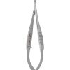 Vannas Spring Scissors - Microserrated/Curved/Sharp/8.5cm/5mm Cutting Edge
