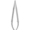 Round Handled Vannas Spring Scissors - Curved/Sharp/12.5cm/6mm Cutting Edge