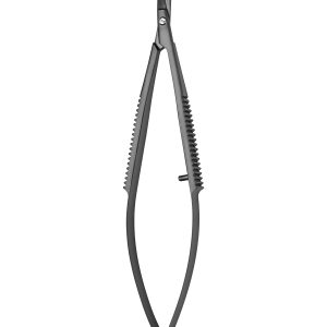 Ceramic Coated Spring Scissors - Straight/10cm/7mm Cutting Edge