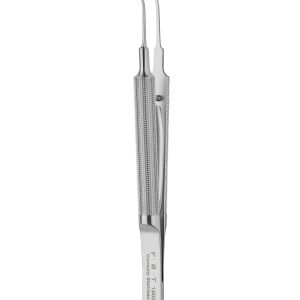 Alternative view of Round Handled Suture Tying Forceps - Curved/10.5cm