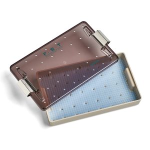 Alternative view of Plastic Sterilization Container with Silicone Mat - 27 x 16 x 4cm