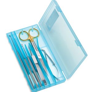 Alternative view of Plastic Instrument Case - 17 x 8 x 2cm/Blue 