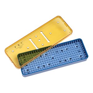 Plastic Sterilization Container-Single Tier - 19 x 7 x 2cm