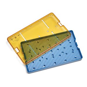 Plastic Sterilization Container-Single Tier - 25 x 15 x 2cm