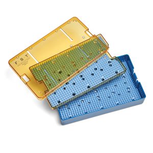 Plastic Sterilization Container-Double Tier - 25x 15 x 4cm