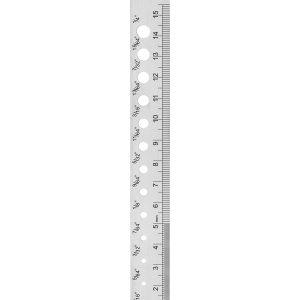 Ruler with Gauge Measurements