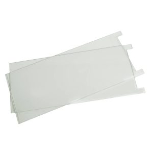 CSQ-20 Glass plates, Pk/2 Notched