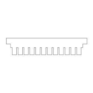 multiSUB Mini Rapide Comb, 12 sample, 1mm thick