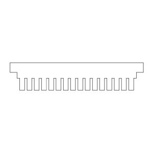 multiSUB Mini Rapide Comb, 16 sample, 1mm thick