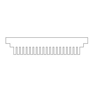 multiSUB Mini Rapide Comb, 20 sample, 1mm thick