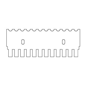 multiSUB Midi Comb, 12 sample, 1mm thick