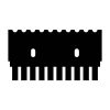 multiSUB Mini Comb, 10 sample, 0.75mm thick