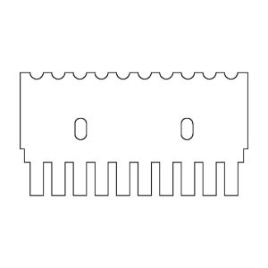 multiSUB Mini Comb, 10 sample, 1mm thick