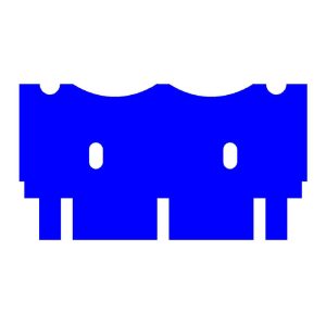 multiSUB Mini Comb, Prep 2, Marker 2, 2mm thick