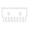 multiSUB Mini Comb, 8 sample, 1mm thick