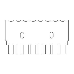 multiSUB Mini Comb, 8 sample, 1mm thick