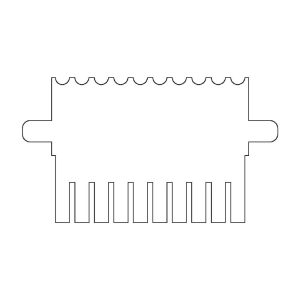 omniPAGE Mini Comb, 10 sample, 1mm thick