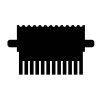 omniPAGE Mini Comb, 12 sample, 0.75mm thick