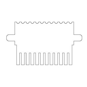 omniPAGE Mini Comb, 12 sample, 1mm thick