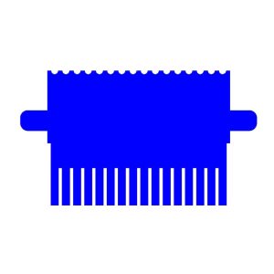 omniPAGE Mini Comb, 16 sample, 2mm thick