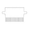 omniPAGE Mini Comb, 20 sample, 1mm thick