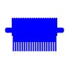 omniPAGE Mini Comb, 20 sample, 2mm thick