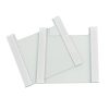 10 x 10cm Notched Glass Plates with 1mm Bonded Spacers ( Pack of 2)
