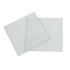 10 x 10cm Plain Glass Plates 2mm thick ( Pack of 2)