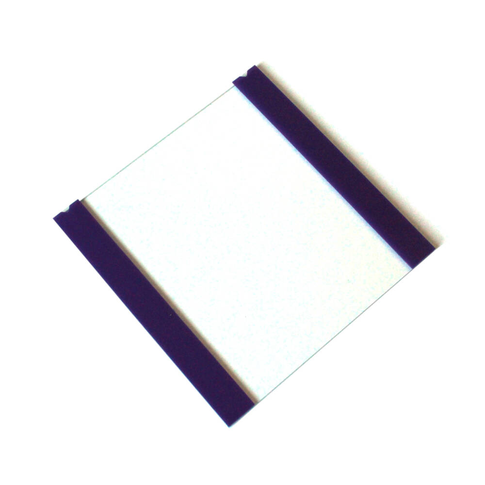10 x 10cm Plain Glass Plates with 0.5mm Bonded Spacers (Pack of 2)