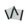 10 x 10cm Plain Glass Plates with 0.75mm Bonded Spacers (Pack of 2)