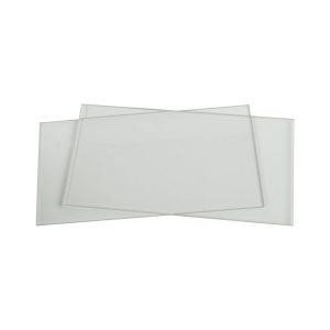 20 x 10cm Plain Glass Plates 4mm thick ( Pack of 2)