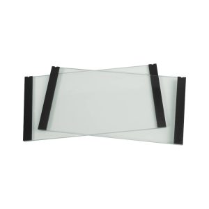 20 x 10cm Plain Glass Plates with 0.75mm Bonded Spacers (Pack of 2)