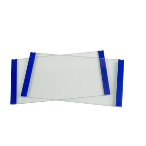 20 x 10cm Plain Glass Plates with 2mm Bonded Spacers (Pack of 2)