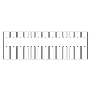 omniPAGE WAVE Maxi Comb, 24 sample, 1mm thick