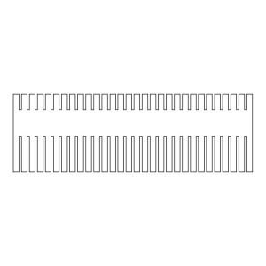 omniPAGE WAVE Maxi Comb, 30 sample, 1mm thick