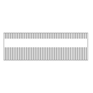 omniPAGE WAVE Maxi Comb, 48 sample, 1mm thick