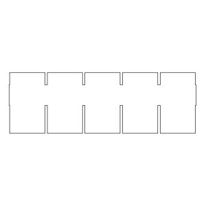 omniPAGE WAVE Maxi Comb, 5 sample, 1mm thick