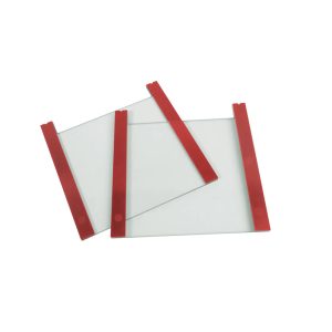 20 x 20cm Notched Glass Plates with 1.5mm Bonded Spacers ( Pack of 2)