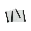 20 x 20cm Plain Glass Plates with 0.75mm Bonded Spacers (Pack of 2)