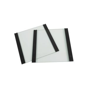20 x 20cm Plain Glass Plates with 0.75mm Bonded Spacers (Pack of 2)