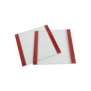 20 x 20cm Plain Glass Plates with 1.5mm Bonded Spacers (Pack of 2)
