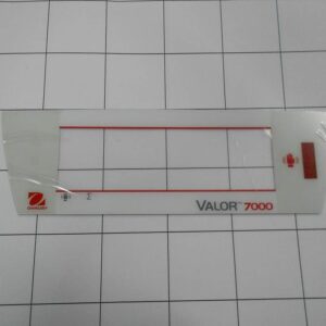 Etichetta di funzionamento Rear EN V71