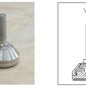 Piedino Carbon Steel Loadcell (1) VE